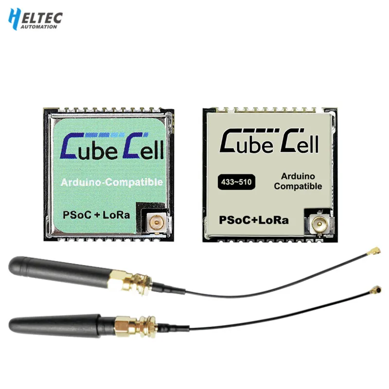 CubeCell módulo Lora Node ASR605x (ASR6501, ASR6502), placa de desarrollo SX1262 AM01 para sensores arduino/Lora, antena impermeable