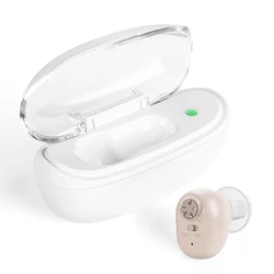 Rechargeable Hearing Aids ITE Hearing Device Hearing Amplifier Ear Hearing Aid for The Elderly Sound Amplifier for Hearing Loss