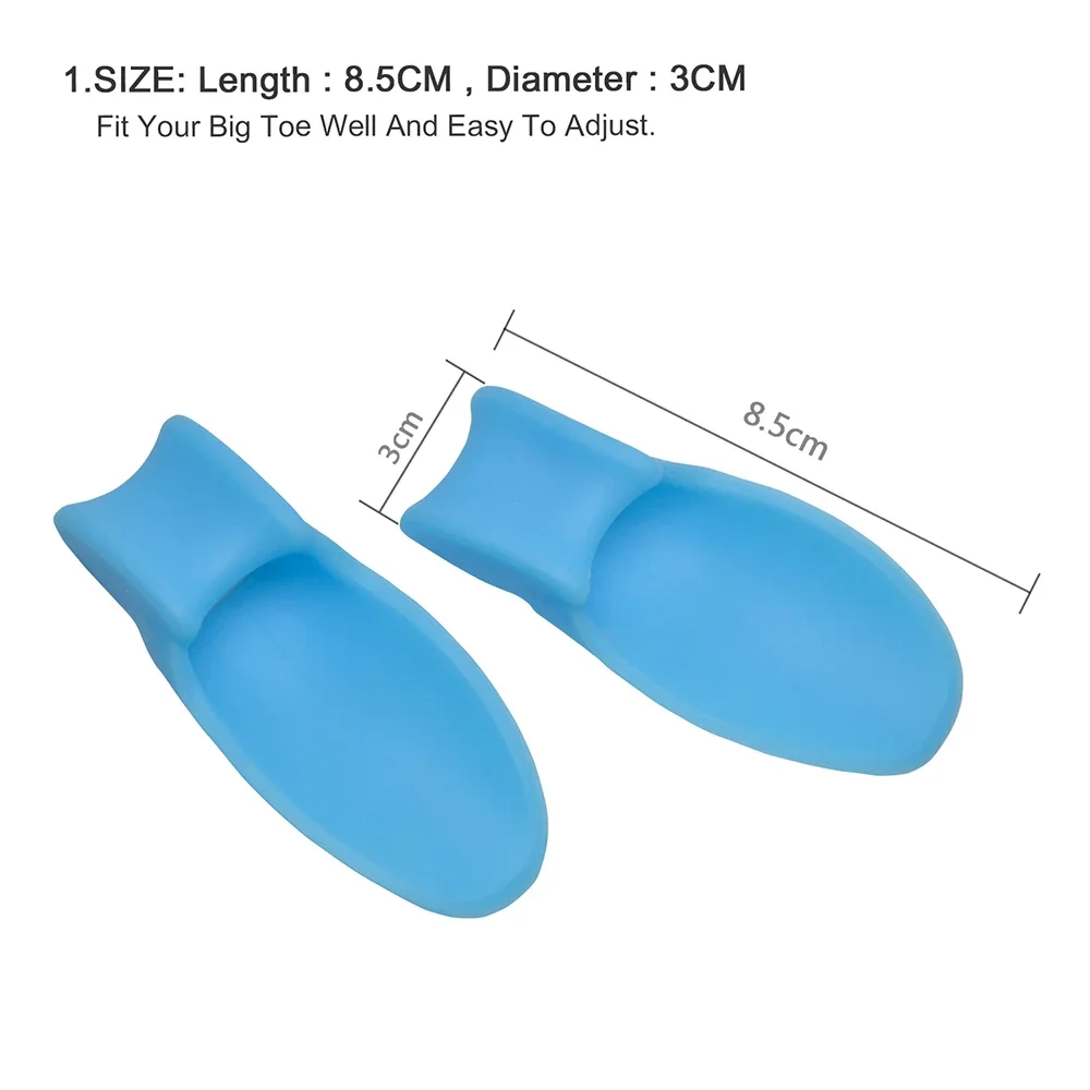 Silicone Gel Bunion Splint Big Toe Separator Overlapping Spreader Corrector Hallux Valgus Foot Care Tool Corrector De Juanetes