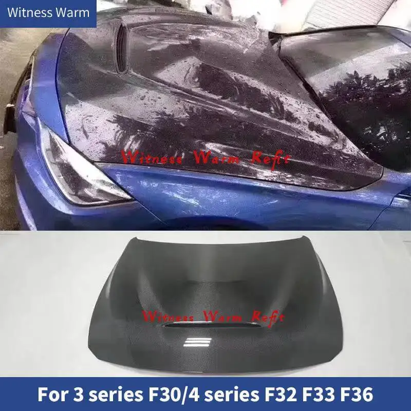 Kit de carrosserie de voiture en Fiber de carbone, capot de moteur pour Bmw F30 F31 F32 F33 F36 Gts Style 12-up