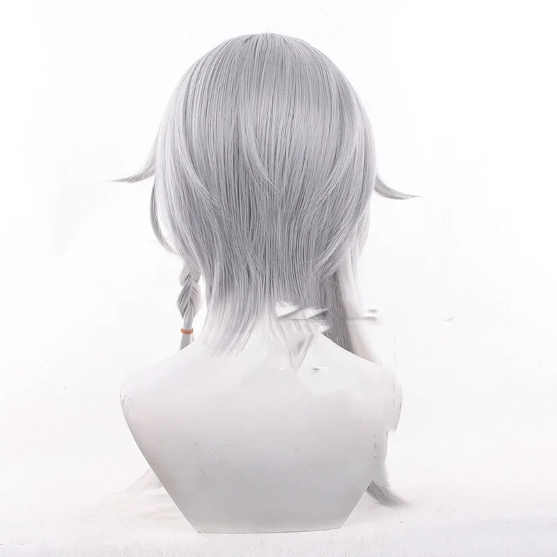 Honkai Star Rail Cipher Cosplay perruque Cifera argent blanc perruque Cosplay Anime Cosplay perruques résistant à la chaleur perruques synthétiques pour Costume