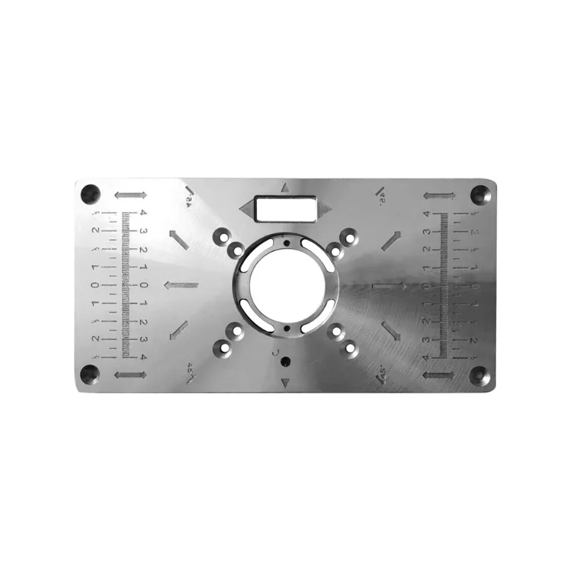

Multifunctional Router Table Insert Plate Woodworking Benches Aluminium Wood Router Trimmer Models Engraving Machine With 4