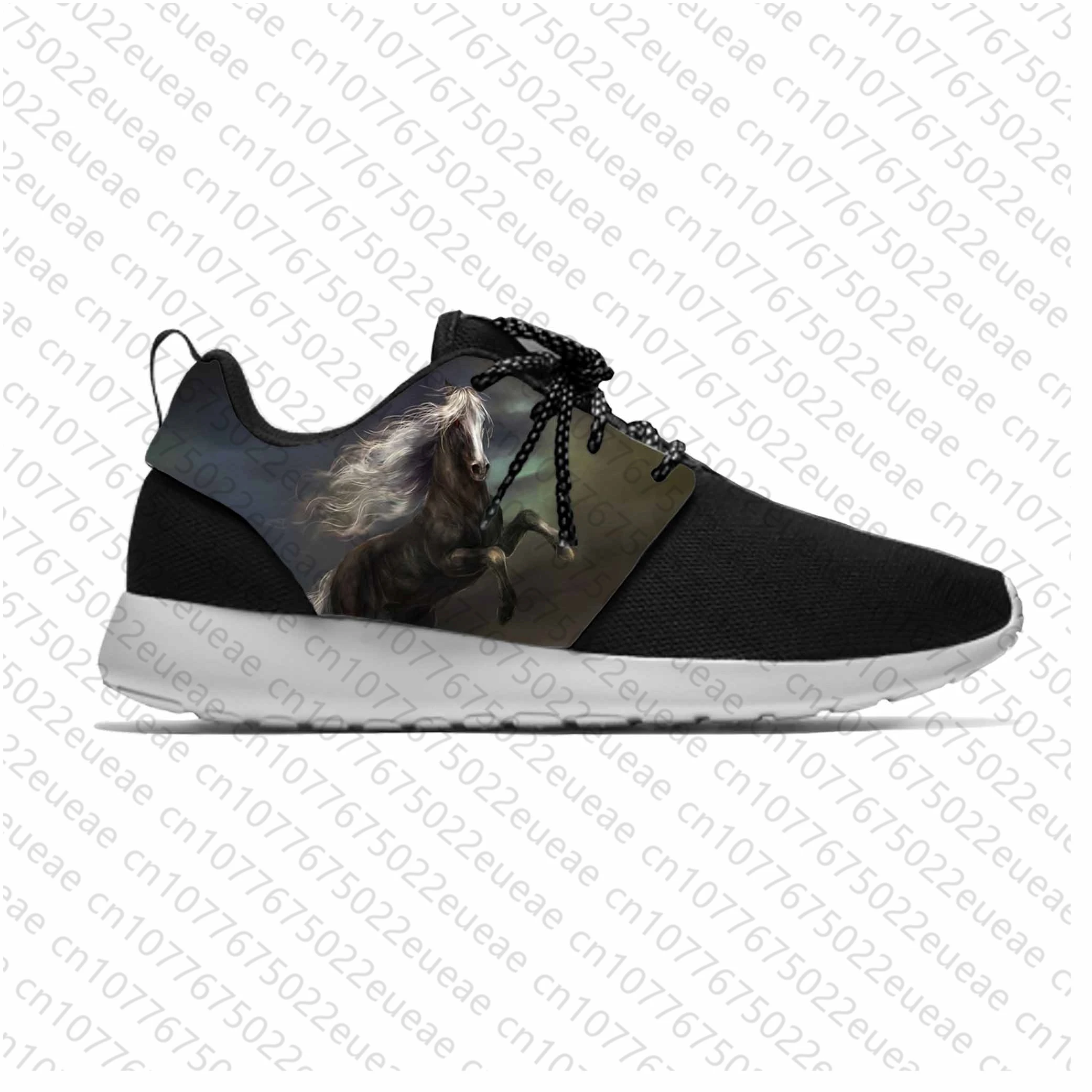 Hot Anime Cartoon Manga Comic Horse Animal Fashion Sport Running Shoes Casual Breathable Lightweight 3D Print Men Women Sneakers