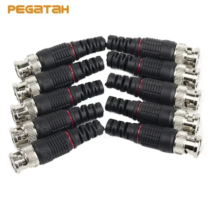 PEGATAH JR-B35 CCTV Connector BNC Adaptor,50ohms 75ohms BNC Connector CCTV Monitor Accessories POE Adapter