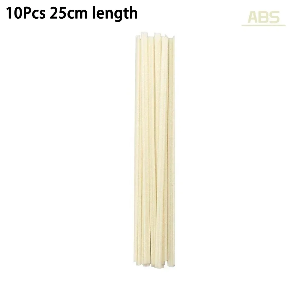 Welding Rods 10Pcs 9.84 Inch Plastic ABS/PP/PVC/PE Welding Sticks Bumper Repairing Soldering Supplies Accessories