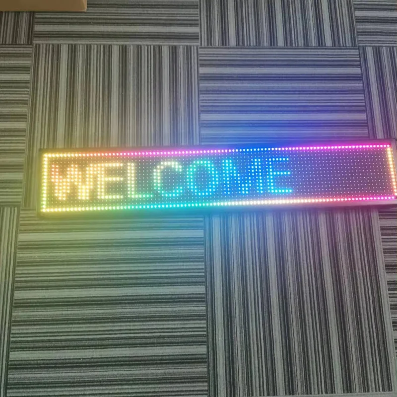 

2025customized.P10 Colorful Led Signs High Brightness Scrolling Led Sign Moving Message Sign Programmable Store Business Boa