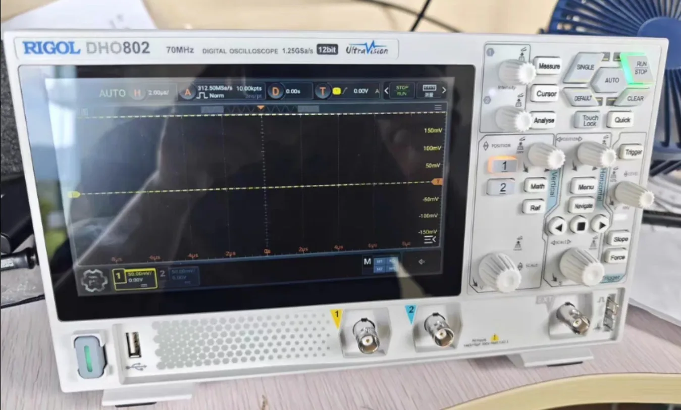 1pc RIGOL DHO802 70MHz 2-Channel 12Bit Portable High Resolution Digital Oscilloscope-*SY