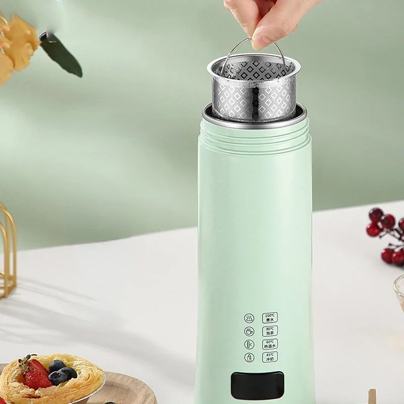 

Electric Kettles Thermo Water Bottle Stainless Steel Heated Water Bottle Cold and Hot Thermos Cup Vacuum Flask 400ml