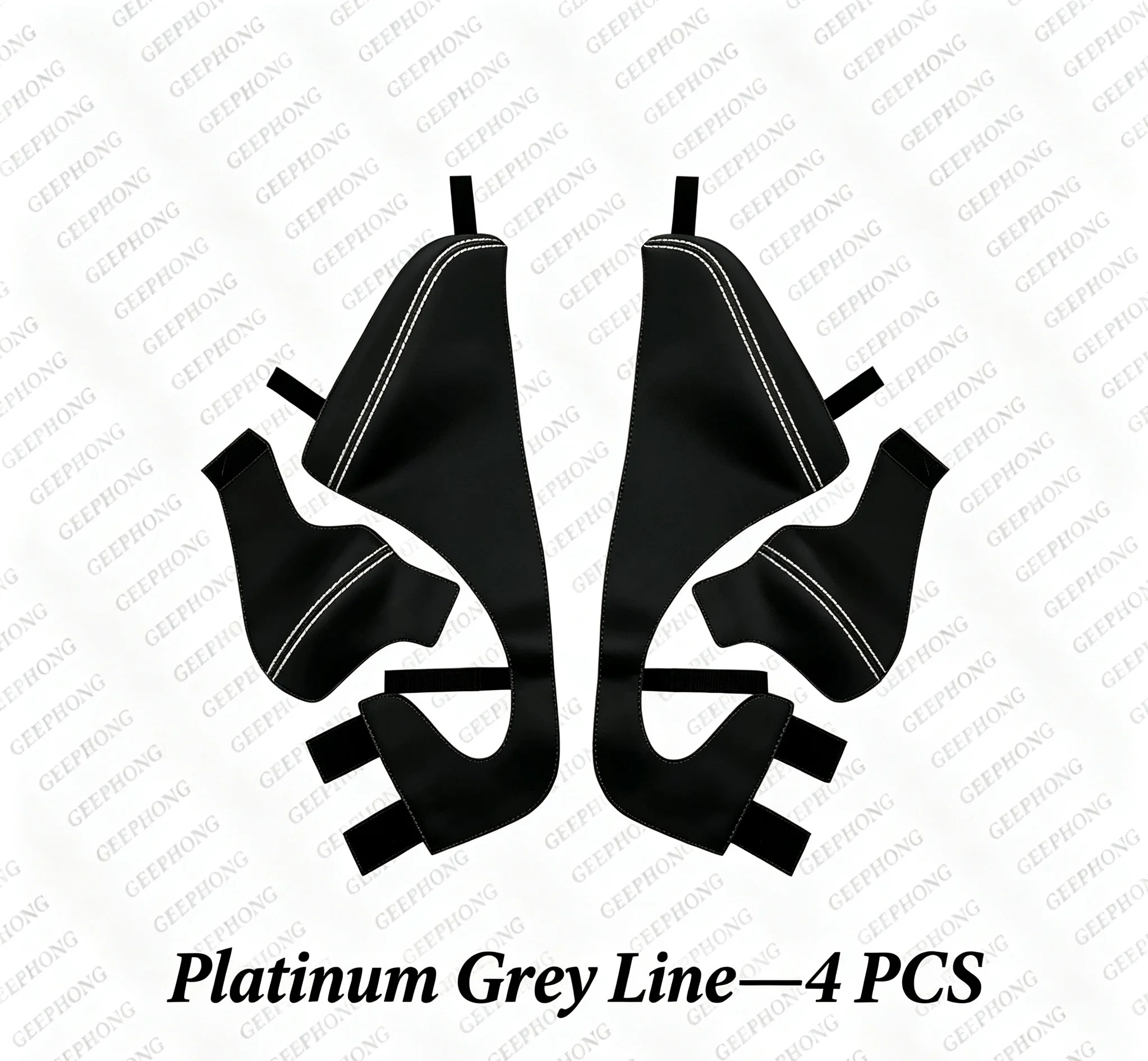 4Pcs Anti-Scratch Seat Side Guard Bucket Seat Bolster Protector for Porsche 911 992.2 GT3 Touring Turbo S, Interior Accessories