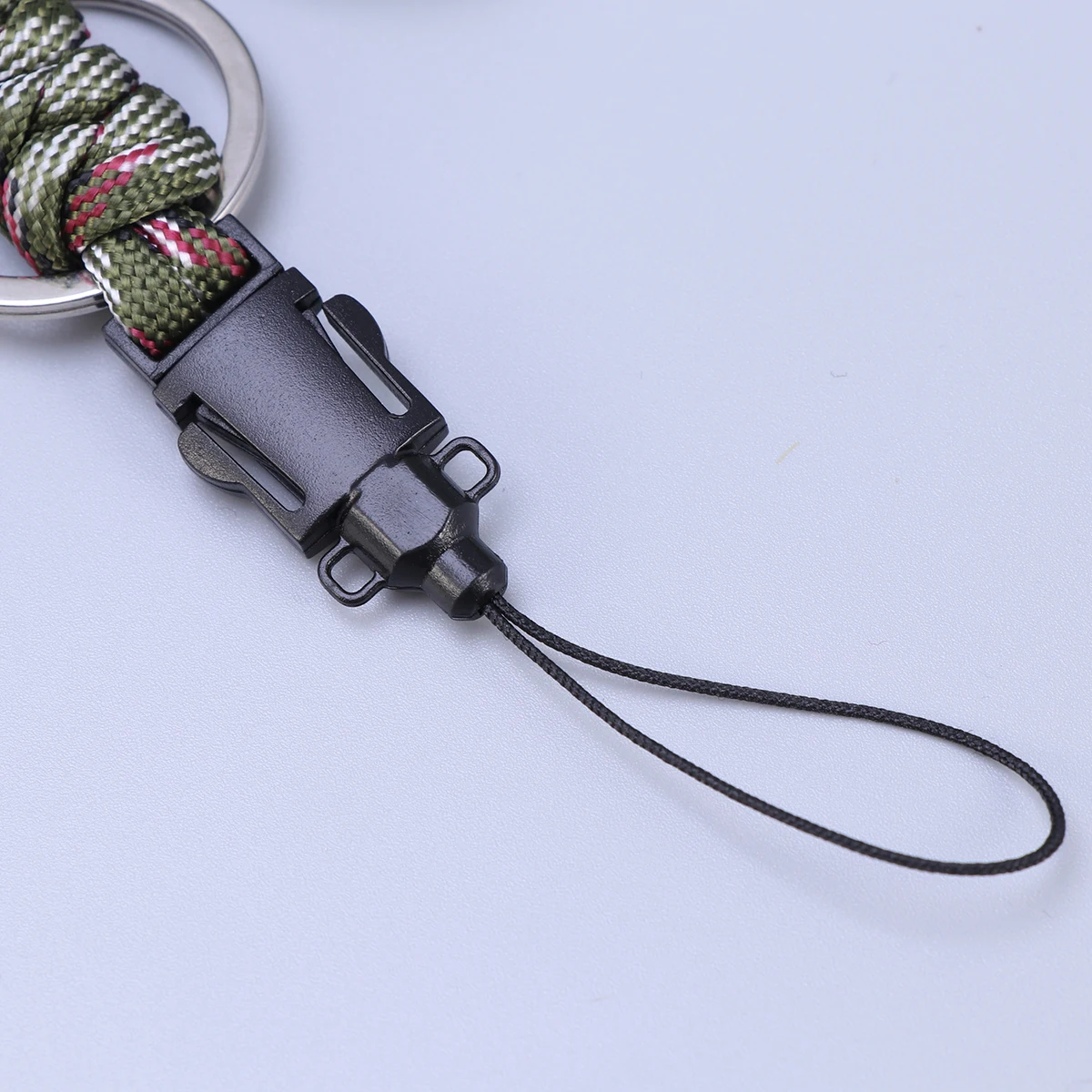 

3 pcs Multifunctional Paracord Lanyard Waterproof Case Holder Keychain Wrist Strap Adjustable Military Grade Polypropylene Rope