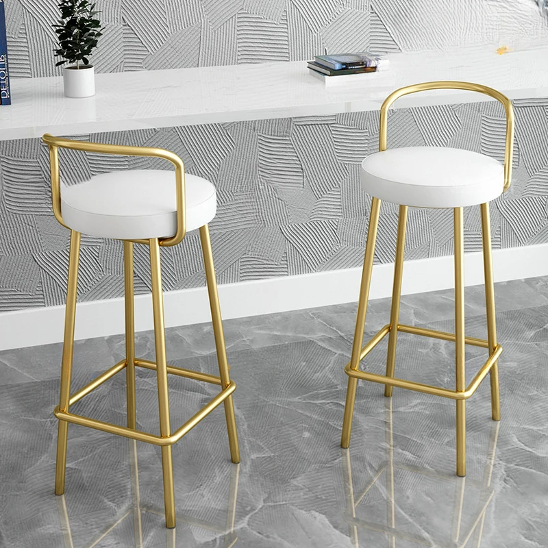 

Mid-century Chair Barbershop Modern Design Chairs High Kitchen Stools Furniture Step Stool Counter Nordic Tabouret Cheap Bar