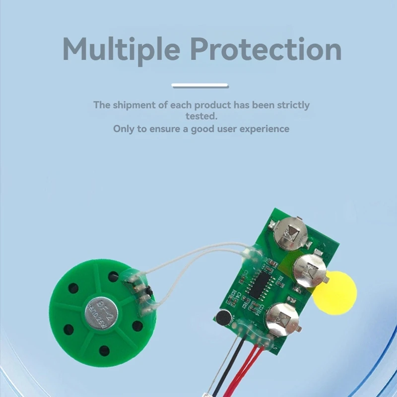 A23F-DIY Voice Greeting Card Chip 4 Minutes Recordable Voice Sound Chip Voice Greeting Card For Holiday Moudle