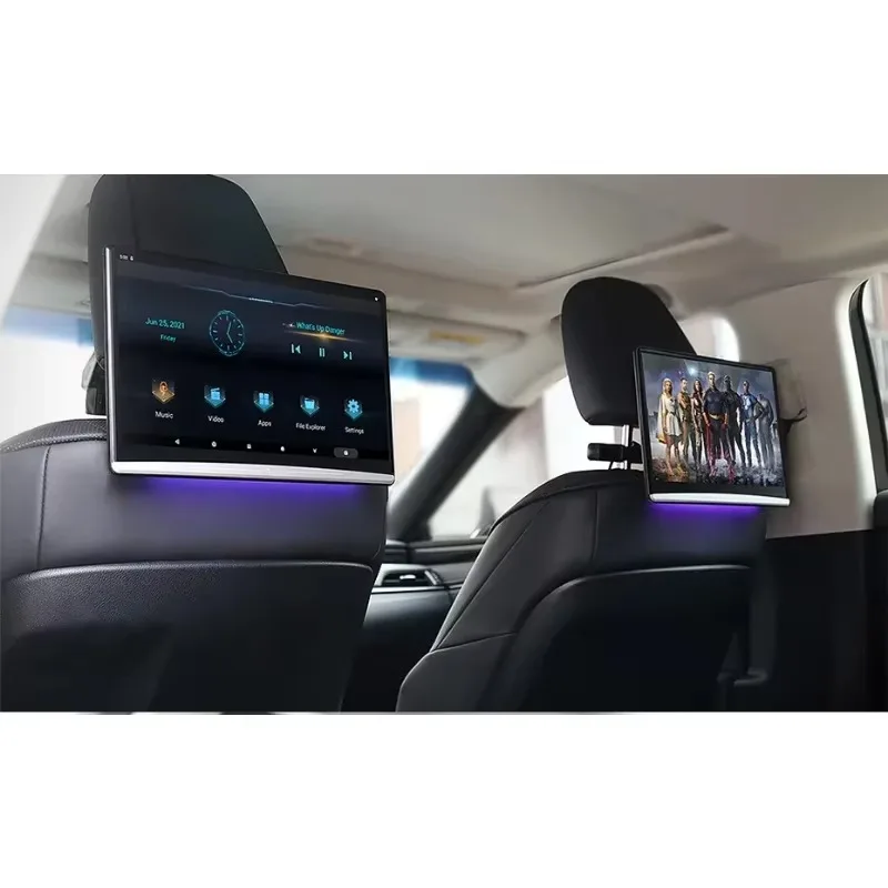 

Entertainment in-vehicle networking high definition rear seat display for most cars