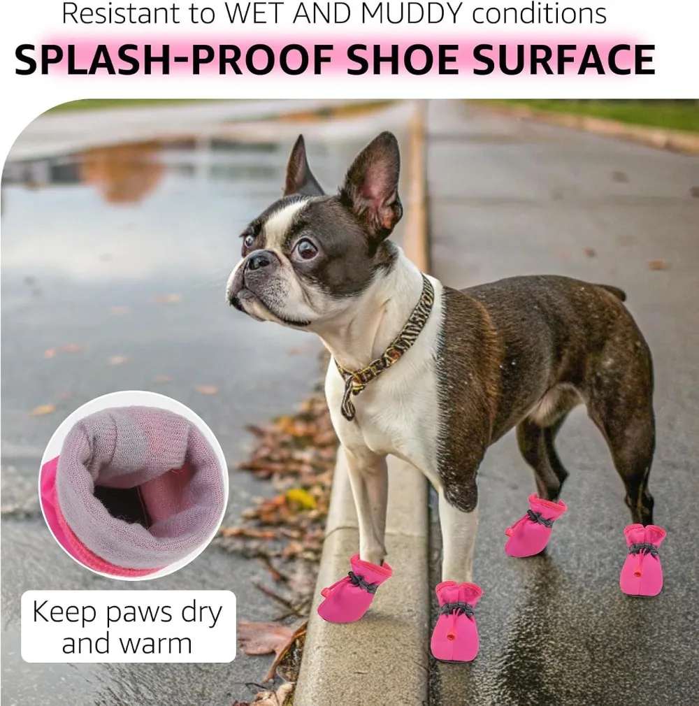 

Регулируемая обувь для собак — домашние сапоги для домашних животных с улучшенной подошвой, дышащие и нескользящие защитные приспособления для щенков для прогулок