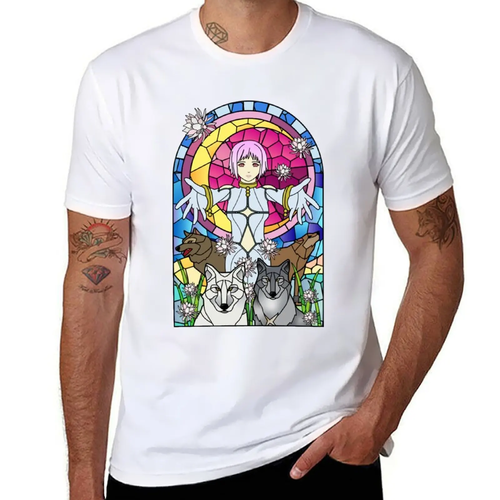 

Rain Wolf'S T-Shirt Big Size Daily Wear T-Shirt