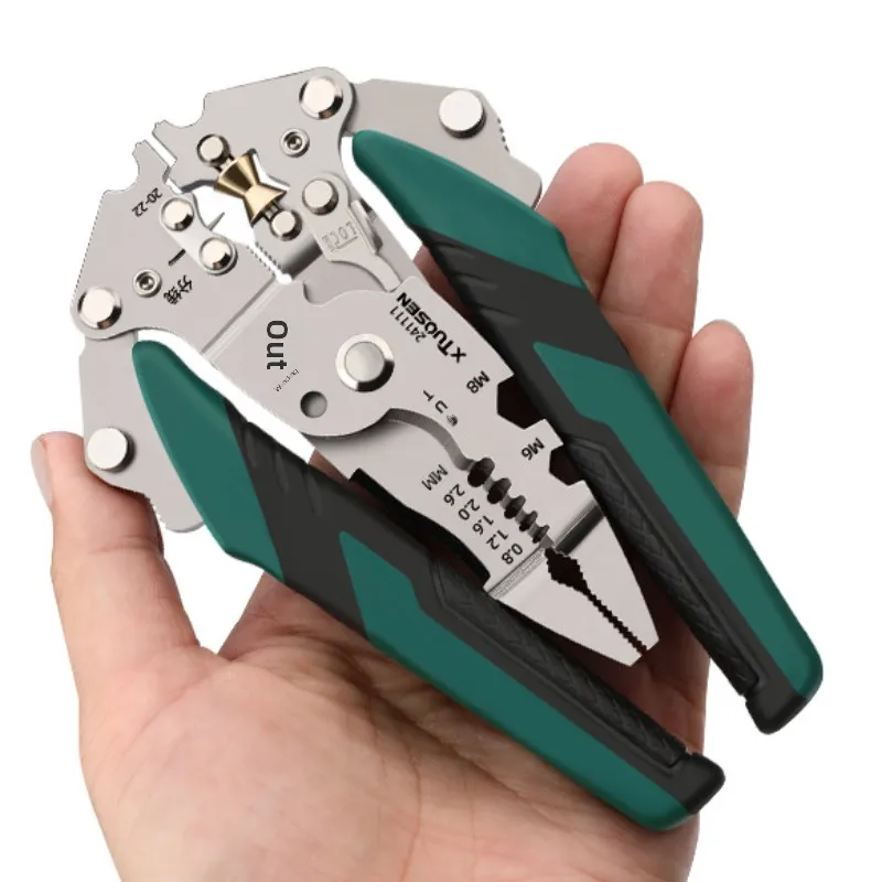 Multifunctional Wire Stripper, Portable Wire Stripper, Professional Wire Cutter, Hand Tool for Home Use, Multifunctional Tool
