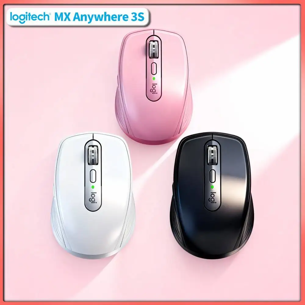 Wireless MX Anywhere 3S - 8K DPI, Compact Durable, Silent Click, Ideal for Small Caf & Admin Office Task