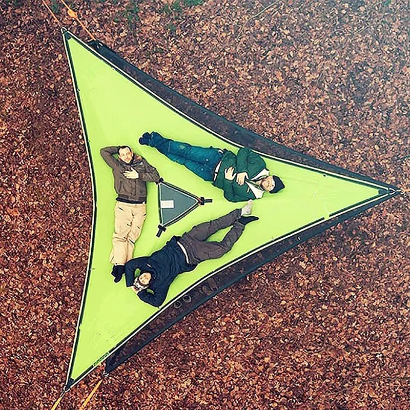 

Portable Triangle Hammock camping 캠핑 Multi Person Aerial Mat Convenient Outdoor Camping Sleep Hammock Portable Hanging Bed