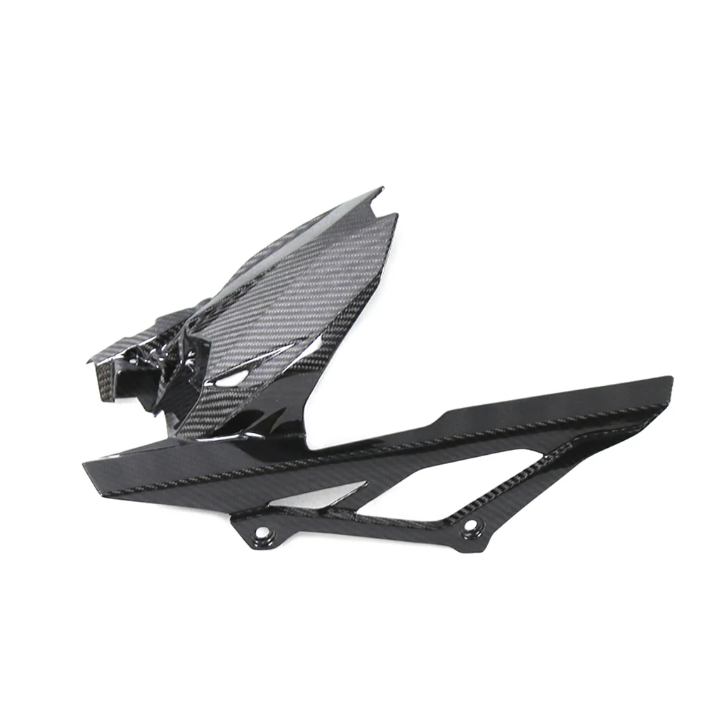 

For Kawasaki ZX25R ZX 25R Motorcycle 3K Carbon Fiber Rear Hugger Rear Fender Splash Mud Dust Guard Mudguard 2020-2021