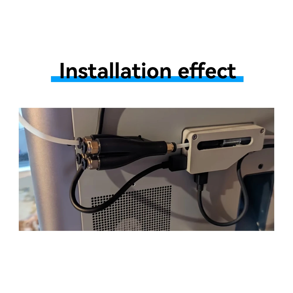 ل بامبو مختبر AMS موصل 4 في 1 PTFE محول الأنابيب توسيع ميناء 4 تغذية متعدد الألوان ل Bambulab X1 X1C P1P P1S A1 A1mini #6