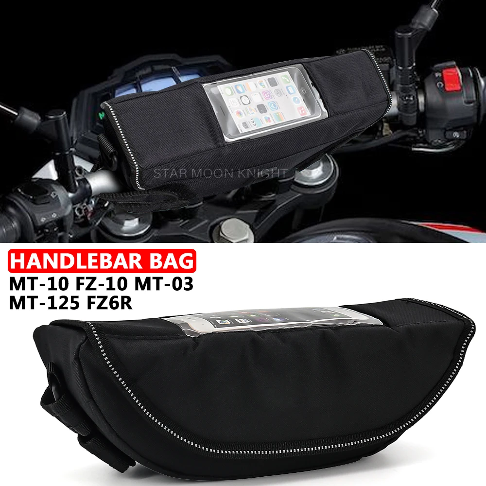 

Motorcycle Accessories Waterproof Bag Storage Handlebar bag Travel Tool bag For YAMAHA MT-10 FZ-10 MT-03 MT-125 FZ6R MT10 MT03