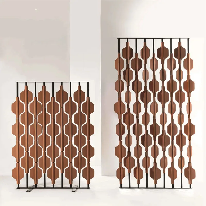 

Modern Interior Fashion Leather Art Deco Screen Room Partition