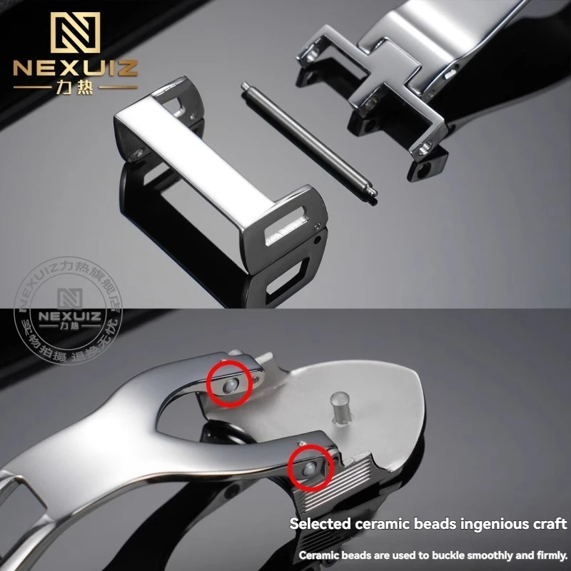 Ремешки для часов Tudor, пряжки из нержавеющей стали, силиконовая резина, складная застежка с инструментами, серебро, черное золото, розовое золото, 18 мм