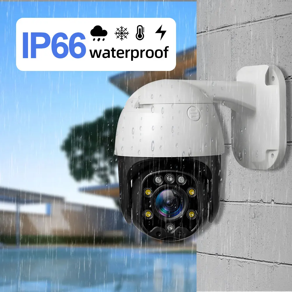 Imagem -06 - Câmera Cctv ao ar Livre com Visão Noturna 4k Zoom Ptz 12x Câmera ip Poe 8mp Uhd Color Câmera Cctv Controle 360 ° Detecção Humana Ac18 Pro App