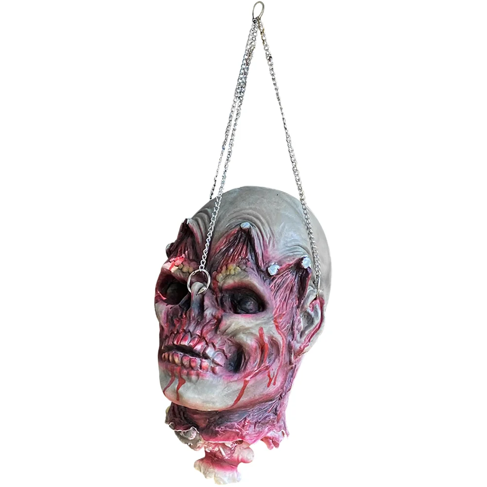 Halloween Hanging Props Body Scary Prop Decor Parts Human Horror Severed Cut Zombie Off Fake Blood Trick Ornaments Cosplay