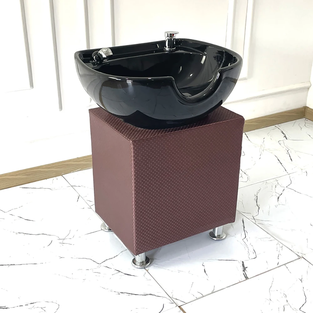 

Luxury Thai Shampoo Chair Adjust Massage Professional Salon Shampoo Bed Mobile Sink Chaises De Shampooing Modern Furniture