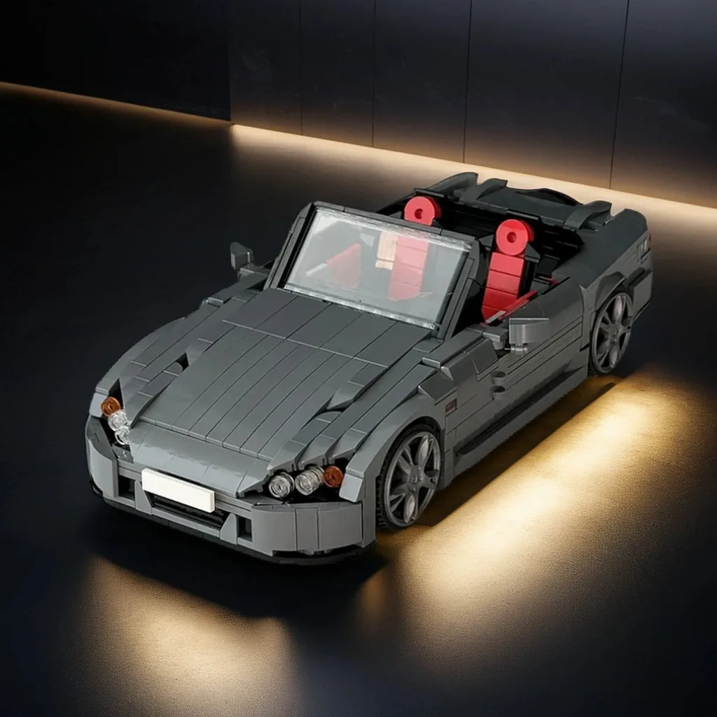 

1254PCS MOC Hondaes S2000 Sleek DIY Model Building Blocks Birthday Toys Gift