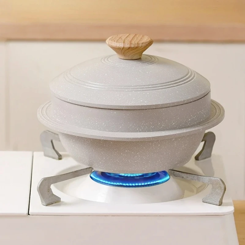 

Korean Pot Bibimbap Medical Stone Nonstick Pans Gas Induction Cooker Stew Pot Kitchen Cookware Crock Pots Clay Pot for Cooking