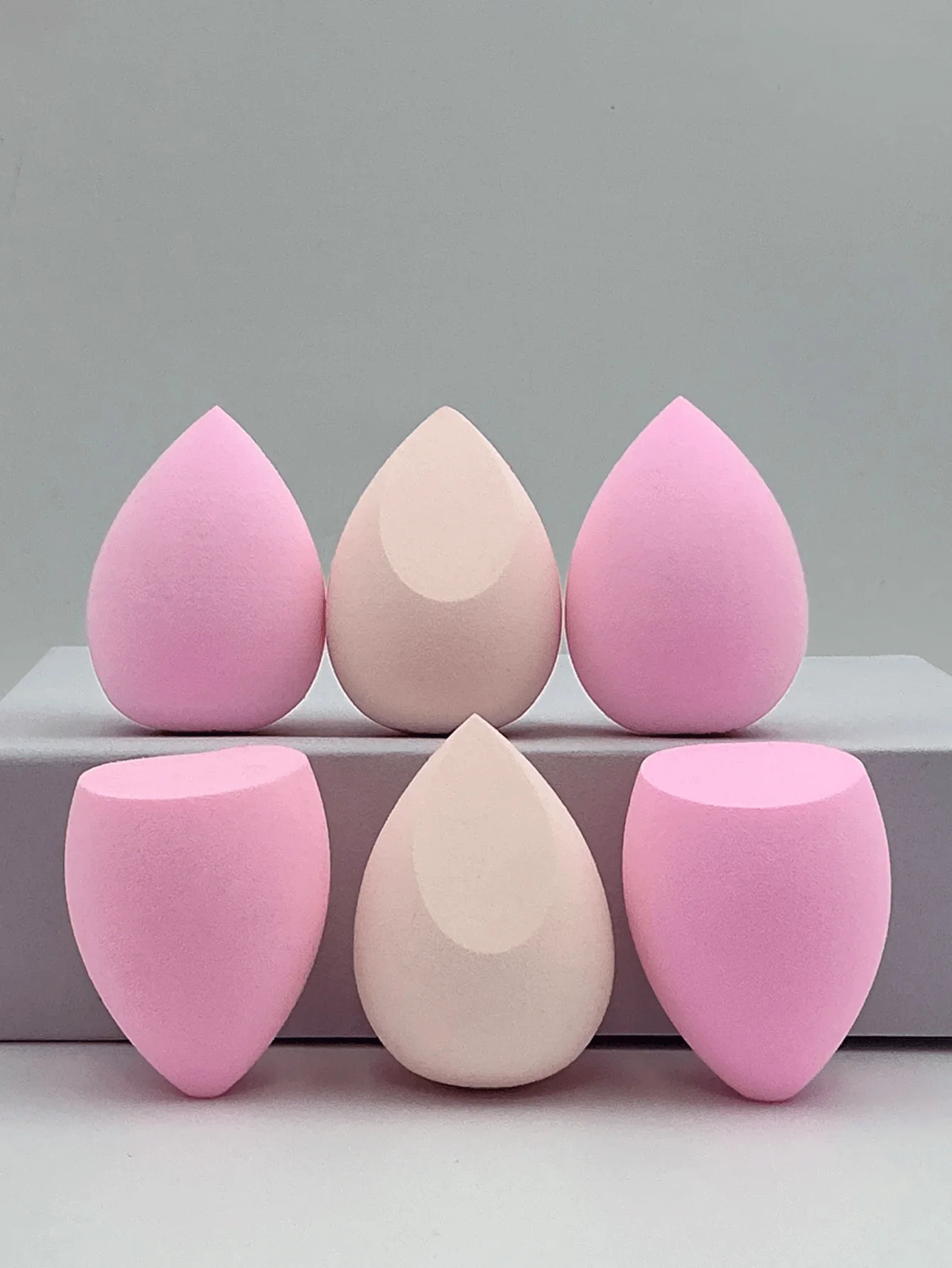 

6-piece makeup sponge set, beauty sponge, beauty tools, latex-free wet and dry makeup tools for all skin types