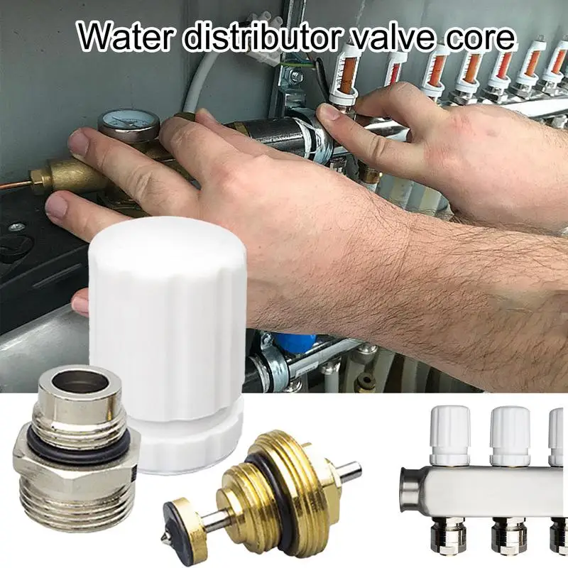 Distributore di riscaldamento a pavimento valvola nucleo riscaldamento a pavimento strumento distributore corpo bobina in ottone controllo intelligente distributore d'acqua pavimento