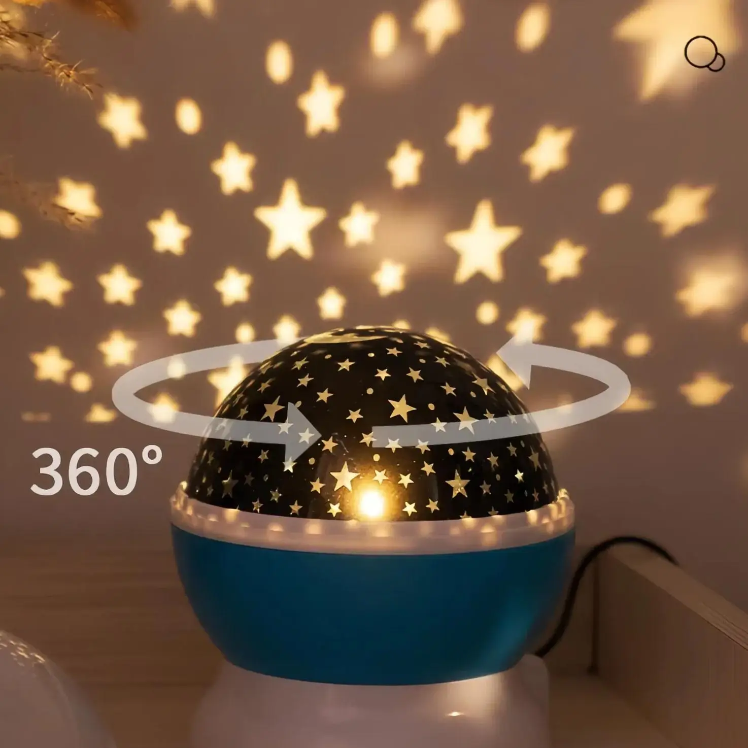 Night Lamp Projector Starry Sky Night Light Projector Baby Lamp Decor Rotating Starry Nursery Moon Galaxy Projector Table Light