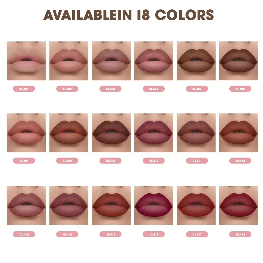 3pcs Lip Liner Set,-Long-Lasting Matte Velvet Waterproof Perfect Gift for Women