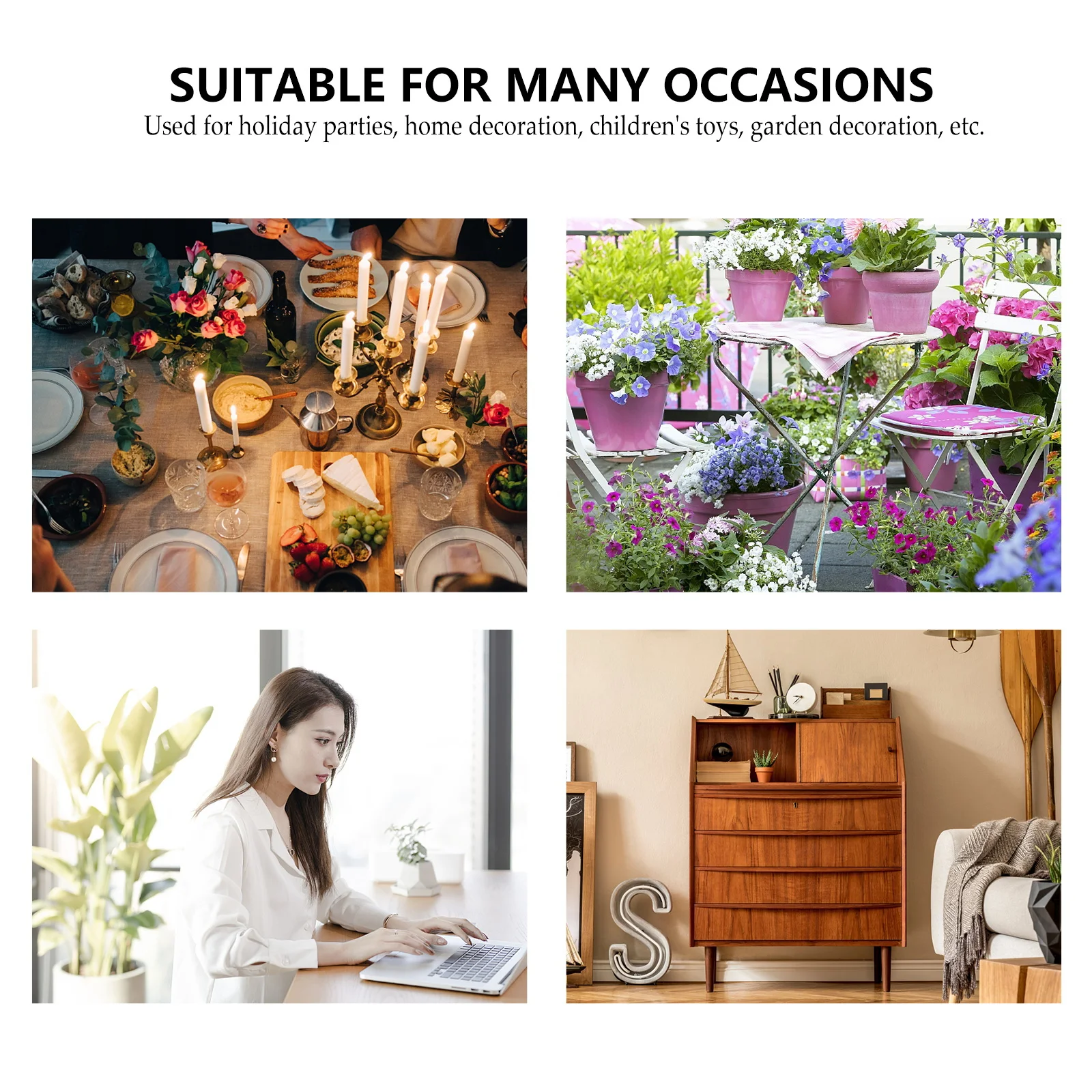 Набор ароматизированных подсвечников Винтажный железный дизайн для офисного стола