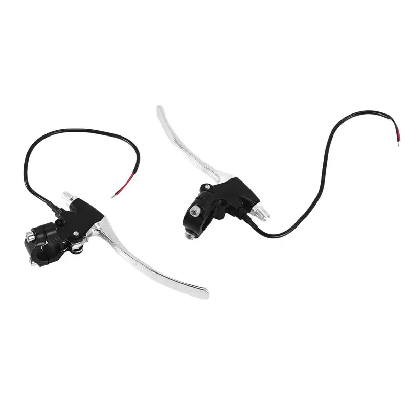 NEW HOT In Stock-1 Pair Electric Bike Brake Lever Bicycle Handle Brakes Cut-Off Brake Levers Cycling Parts For Electric Bike Sco