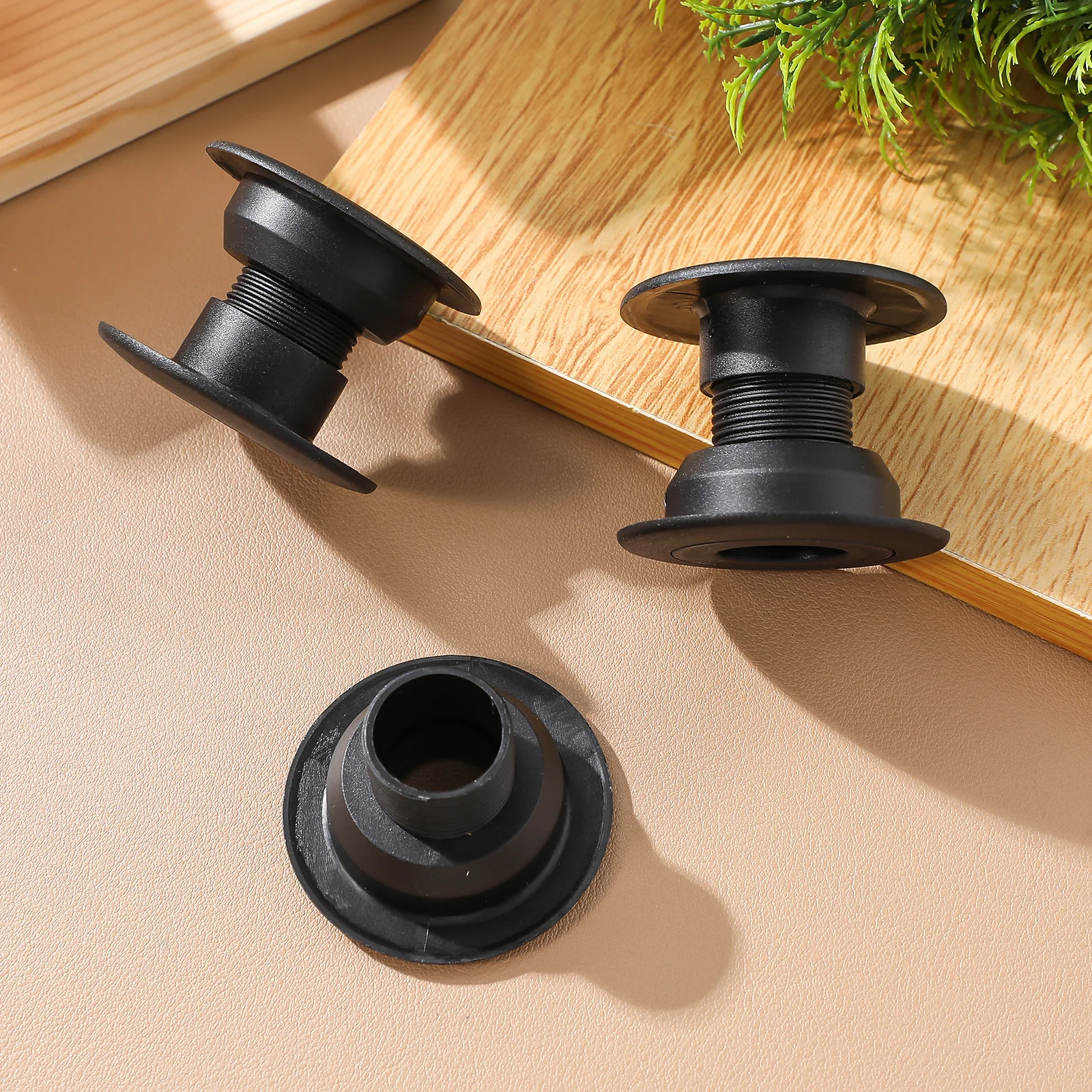 

10 Pcs Table Football Machine Accessories Foosball Replacement Parts Triangle Corner Black Space Saving Plastic