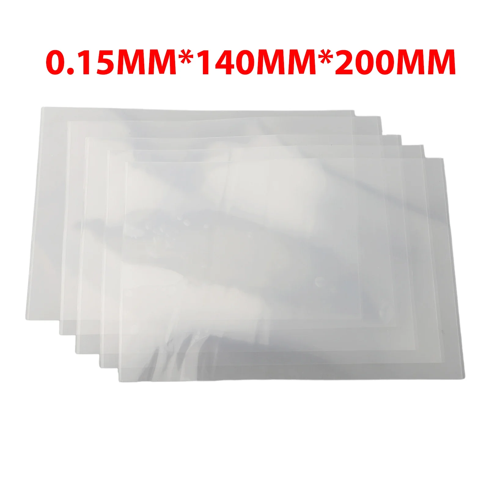 

Improve 3D Printing Performance 5PC Large FEP Film Thickness 0 15mm Transparent UV Light Transmittance Over 95%