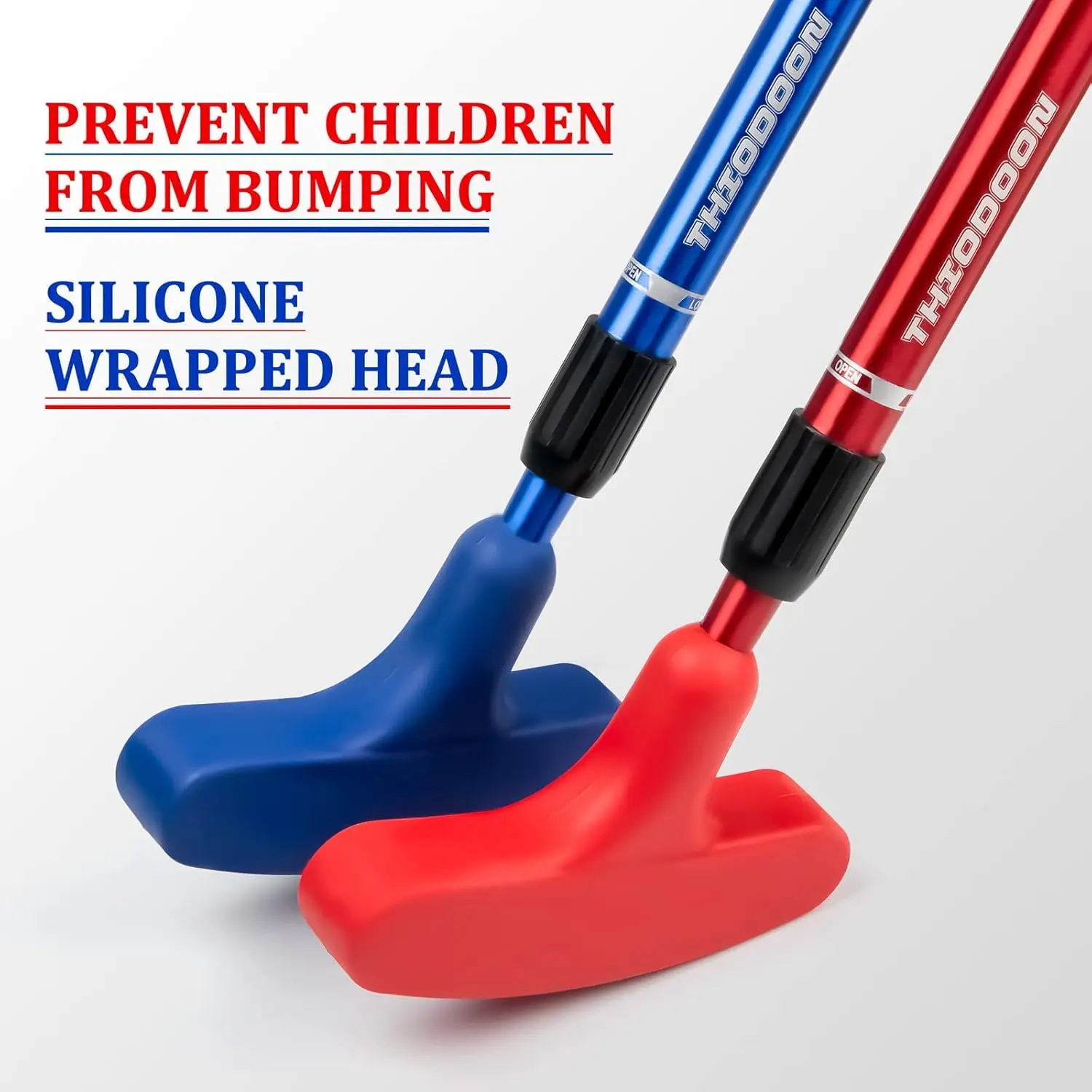 مضارب الجولف للرجال والنساء في اتجاهين للأطفال مضرب جولف صغير للاعبي الغولف باليد اليمنى أو اليسرى بطول قابل للتعديل