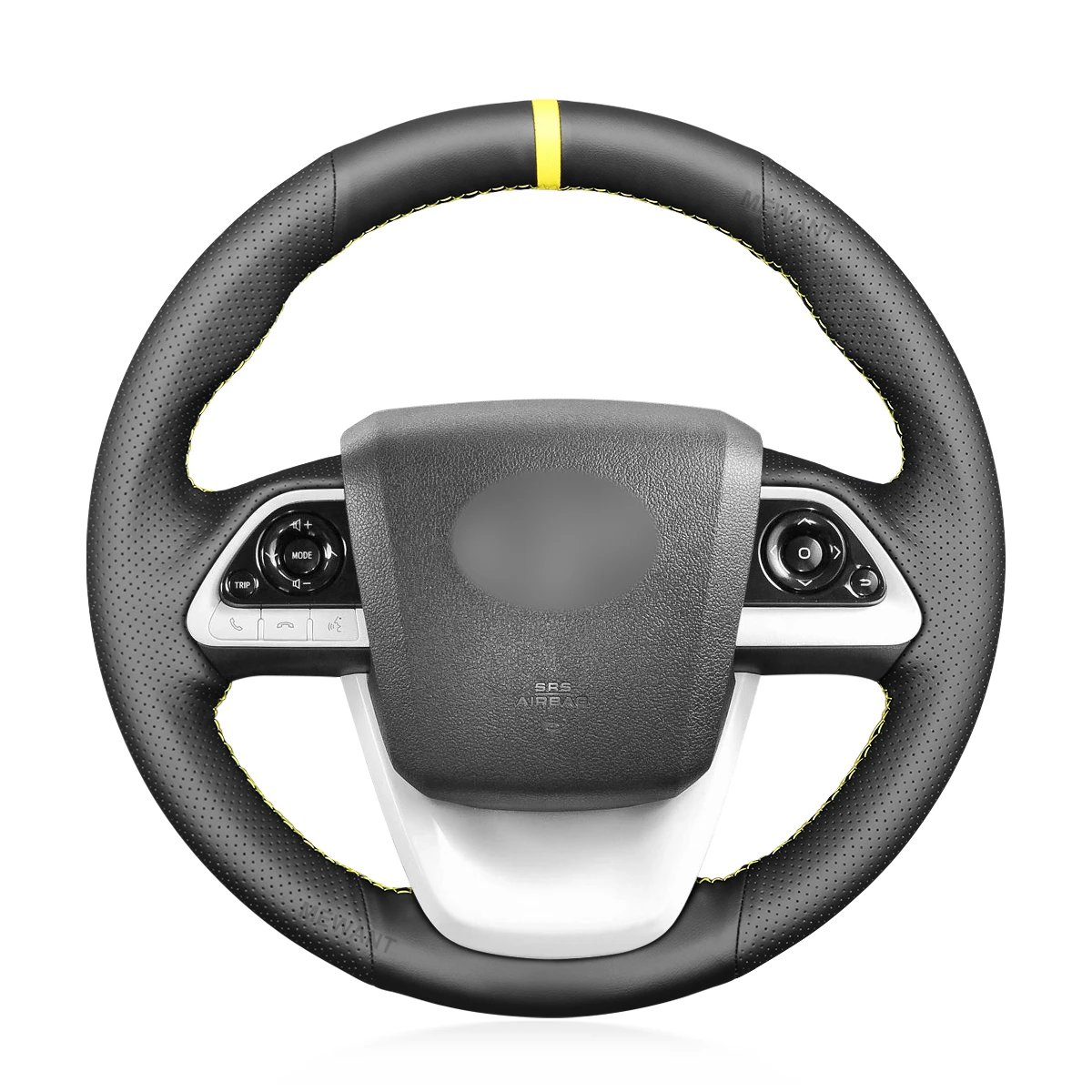 

Кожаный чехол на руль Mewant сшивкой вручную (настраиваемый) для Toyota Prius Prime Mirai