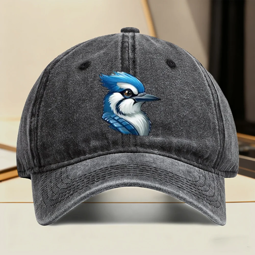 

Бейсболка унисекс с графическим принтом Blue Bird, регулируемая, из полиэстера, для активного отдыха, повседневная