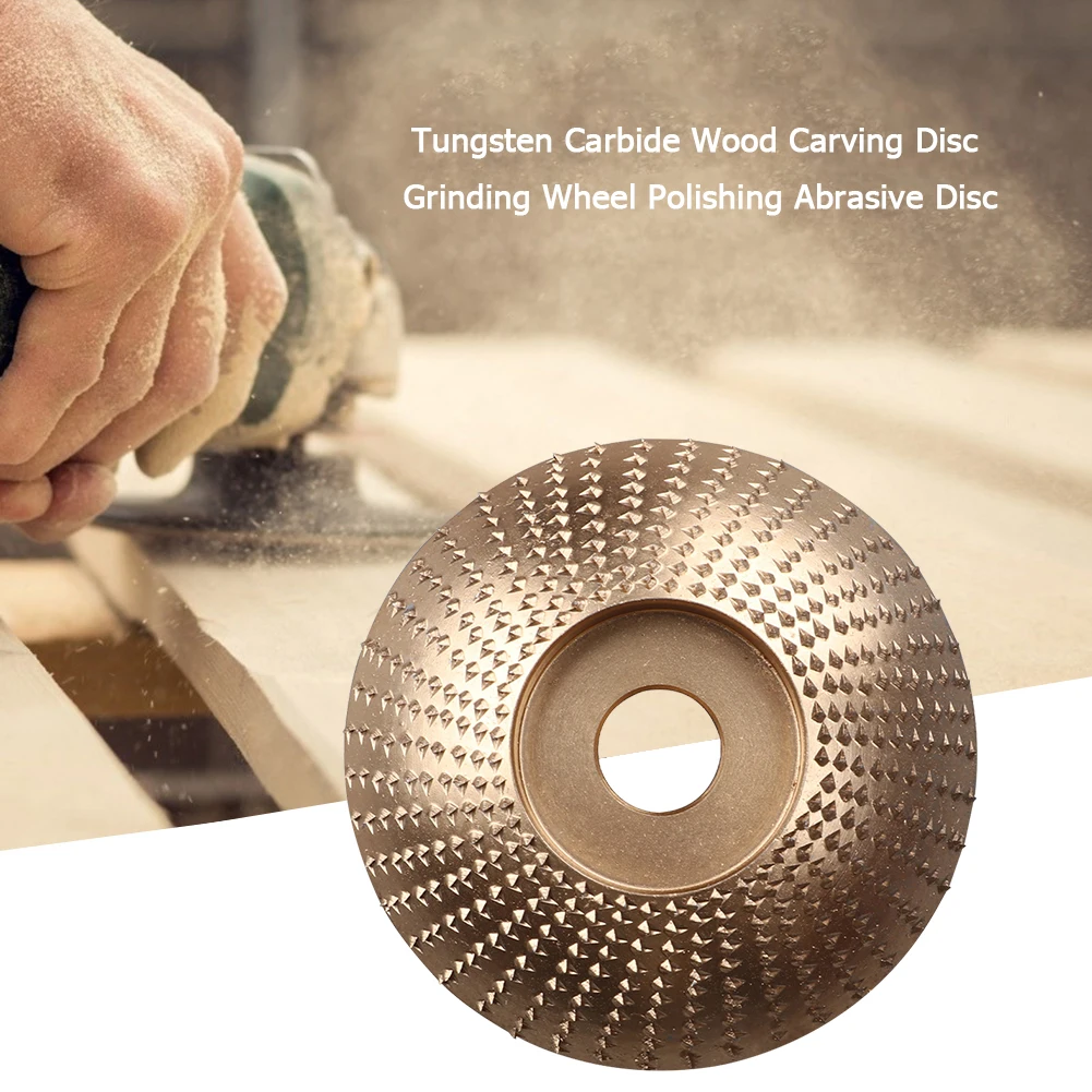 Wood Grinding Wheel Rotary Disc Sanding Wood Carving Tool Abrasive Disc Tools For Angle Grinder 16mm Bore