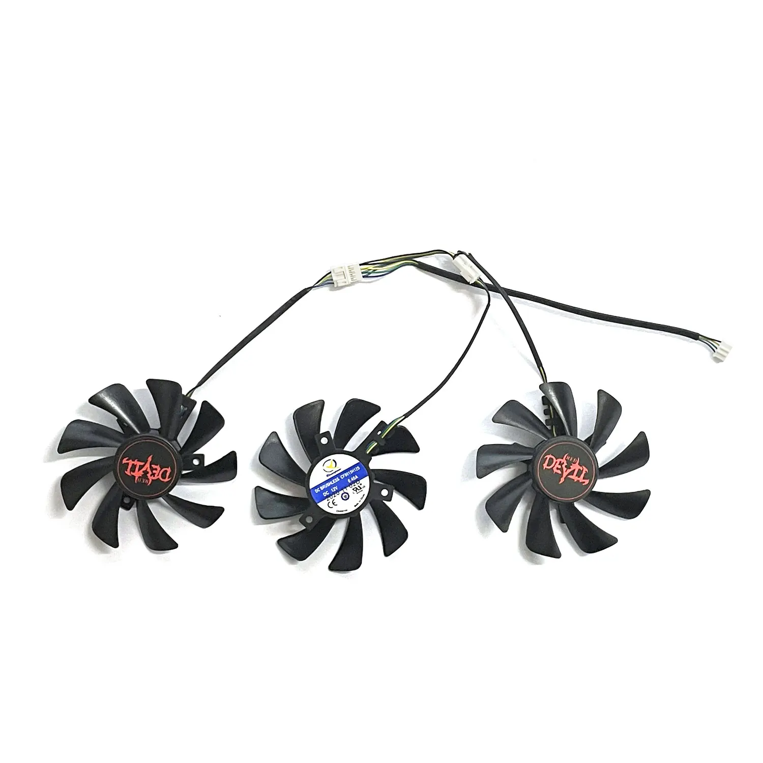 FD7010H12S CF9015H12S T129215SU 85MM 4-pin RX5700 XT GPU Fan for Power Color RX 5700 XT Red Devil 8GB GDDR6 Graphics Card Coolin