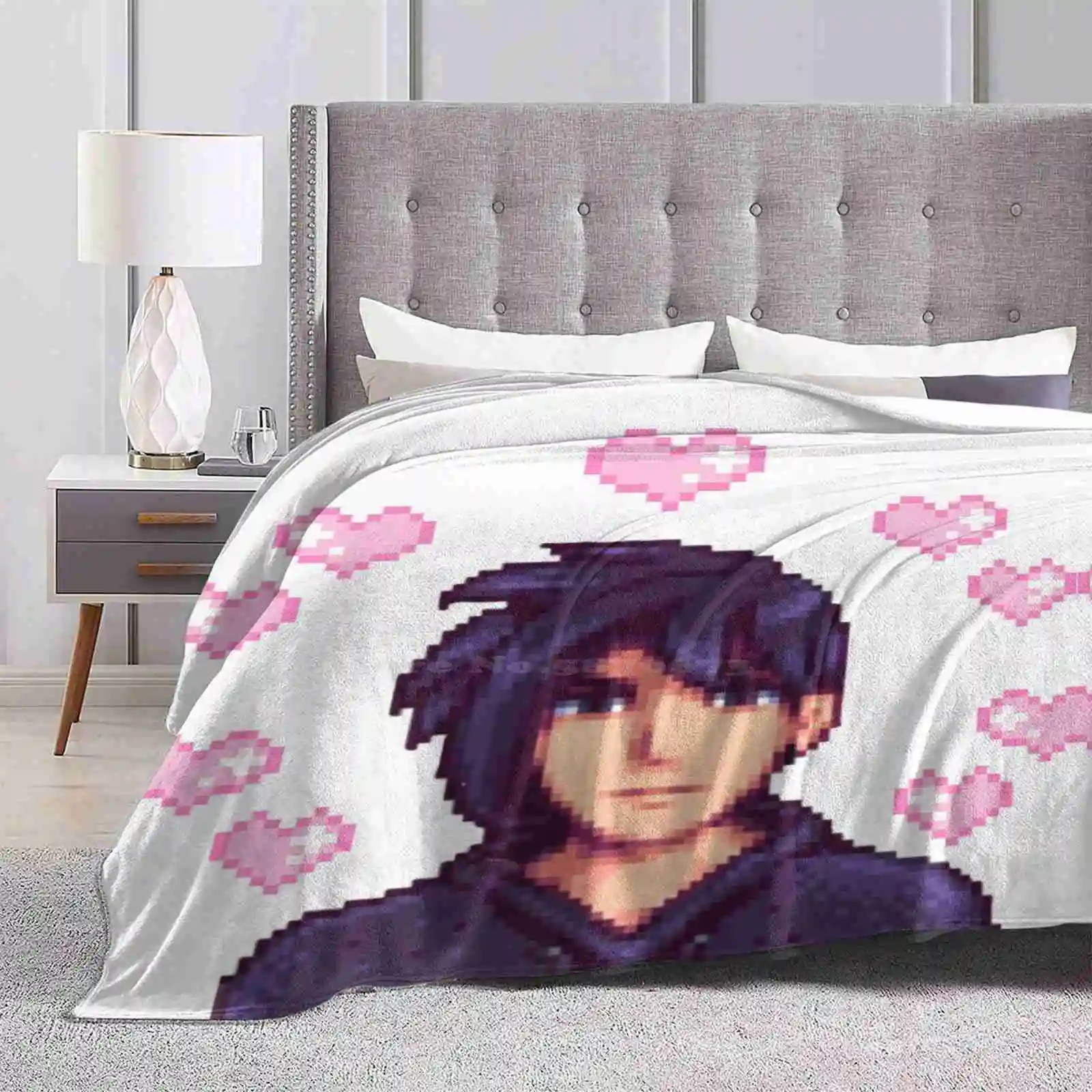 Stardew Valley Sebastian New Arrival Fashion Leisure Warm Flannel Blanket Stardew Valley Sebastian Stardew Sebastian Gaming