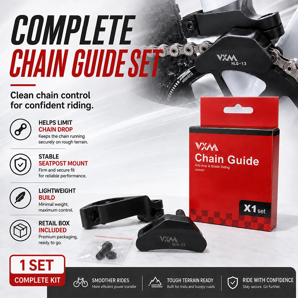 MTB Bicycle Chain Guide Positive And Negative Tooth Chain Stabilizer To Prevent Chain Drop for Mountain Road Bike