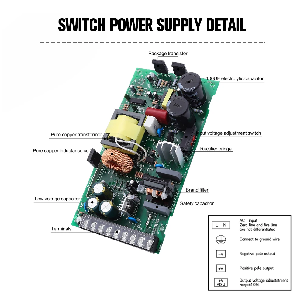 Kits de Motor paso a paso HLTNC DC DM542 DM556 TB6600 controlador Nema23 100mm 112MM 2,5 3NM Motor 350W 36V fuente de alimentación para enrutador CNC