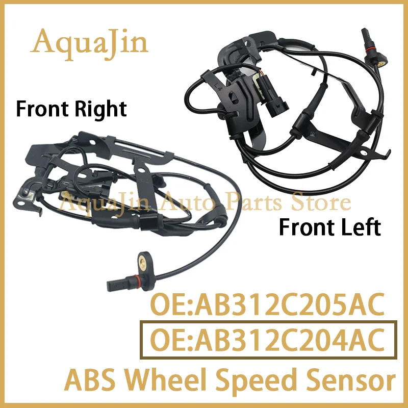 AB312C205AC AB312C204AC Sensor de velocidad de rueda delantera izquierda derecha ABS para Ford Ranger T6 2,2 2013 ~ 2019 2014 2015 2016 2017 2018 coche OE