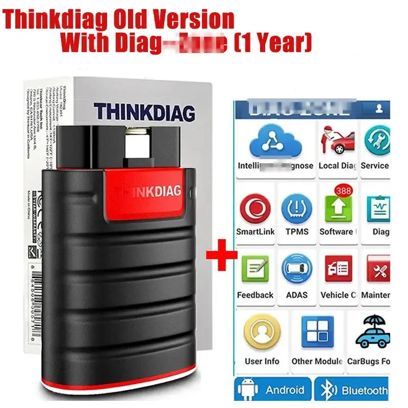 Thinkdiag old version Thinkdiag old boot diagzone with 1year Full System 16 Reset Scanner Automotive Diagnostic Tools ECU Coding